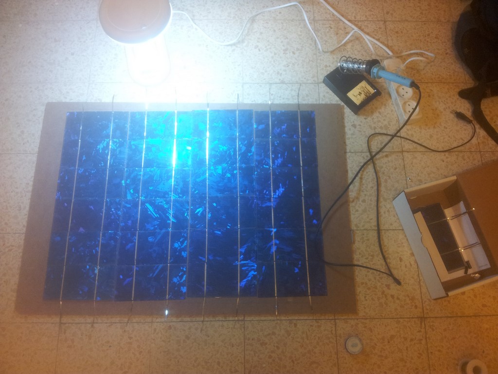 Solar panel DIY Step2_2