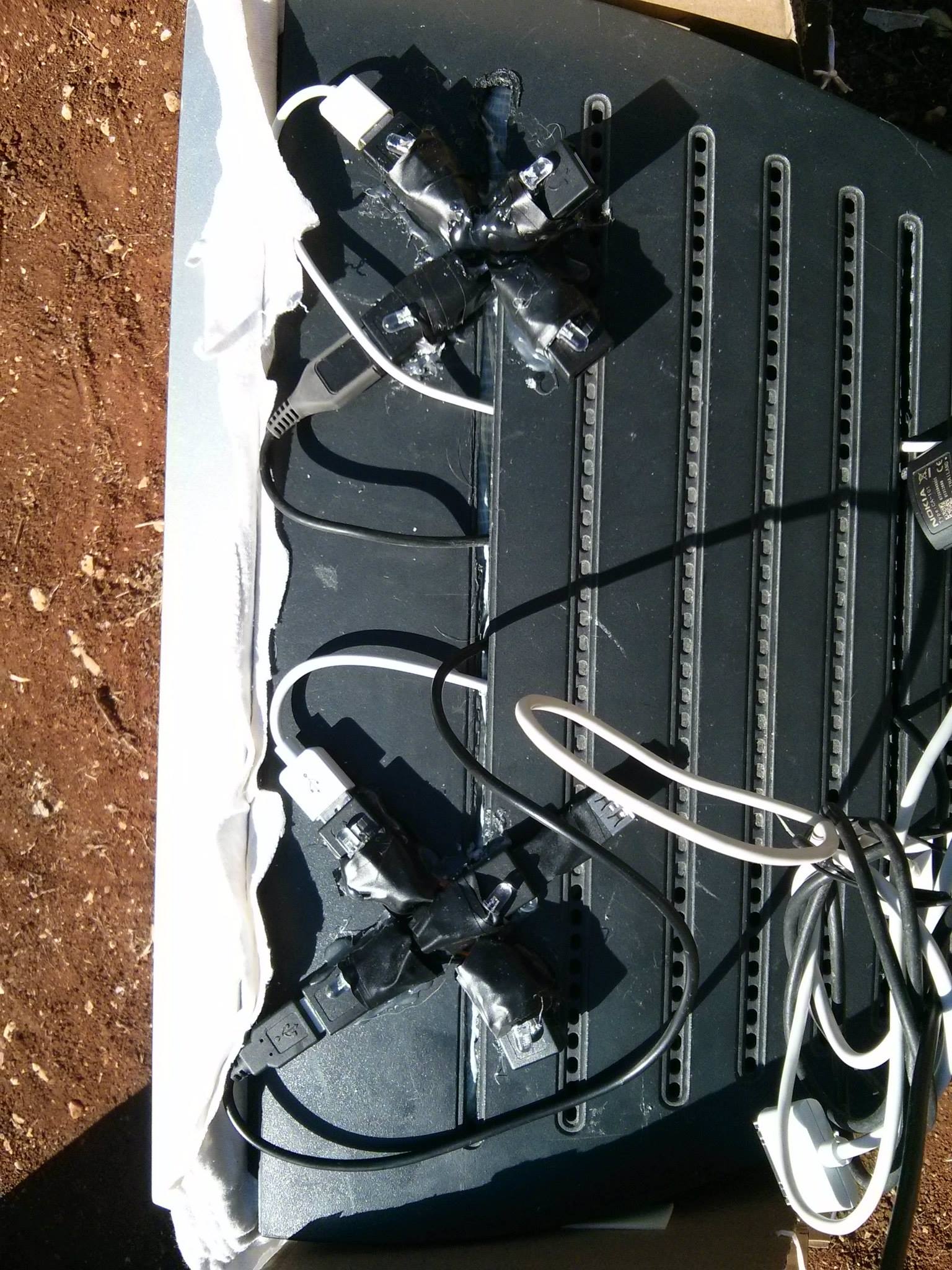 solar phone charging station - TV2
