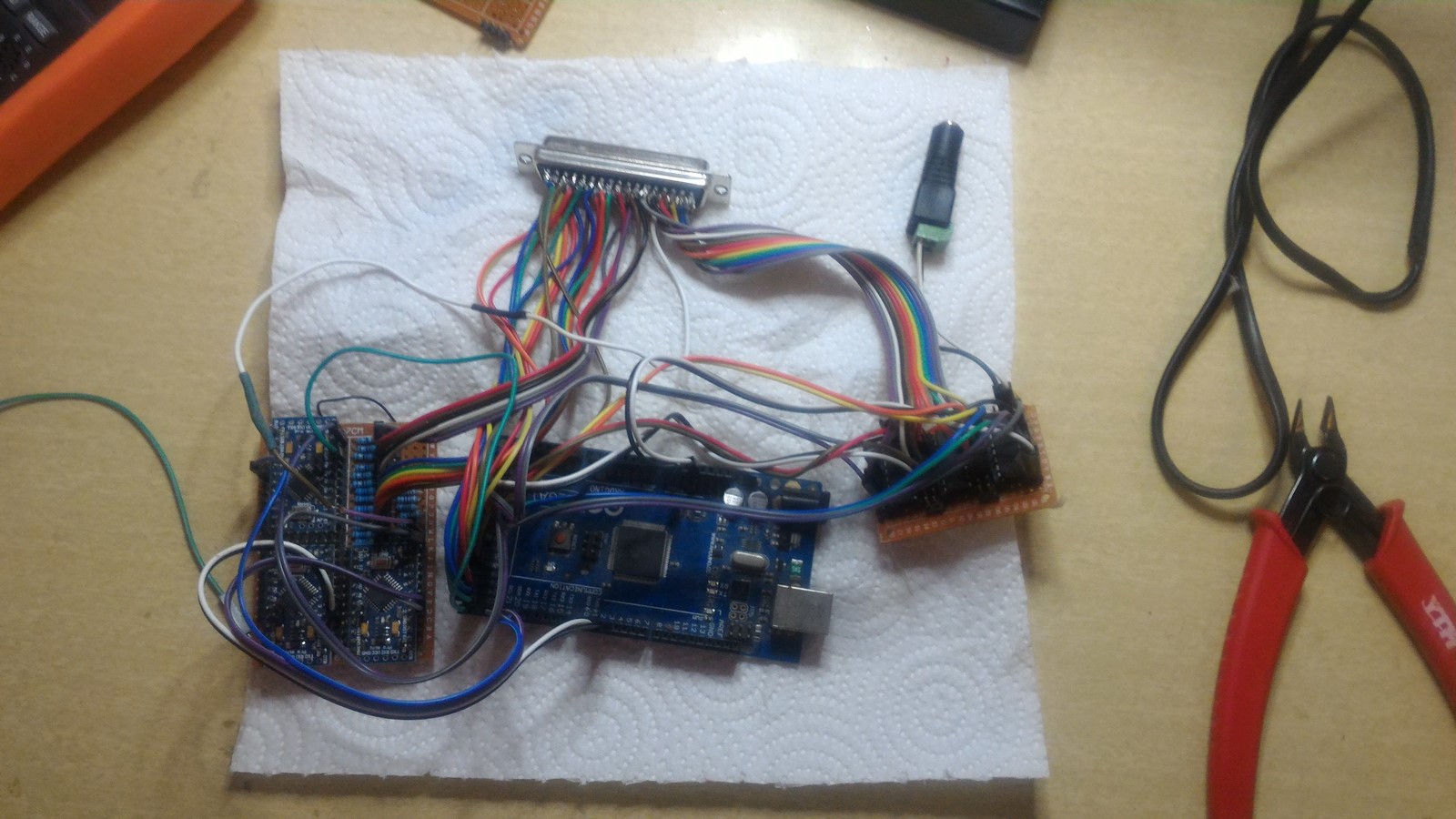 Scorbot Arduino Mega old wiring