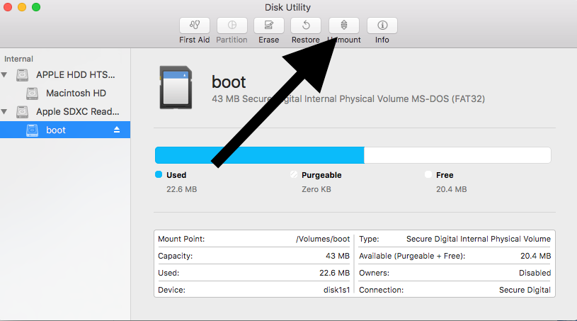 terminal could not unmount disk resource busy