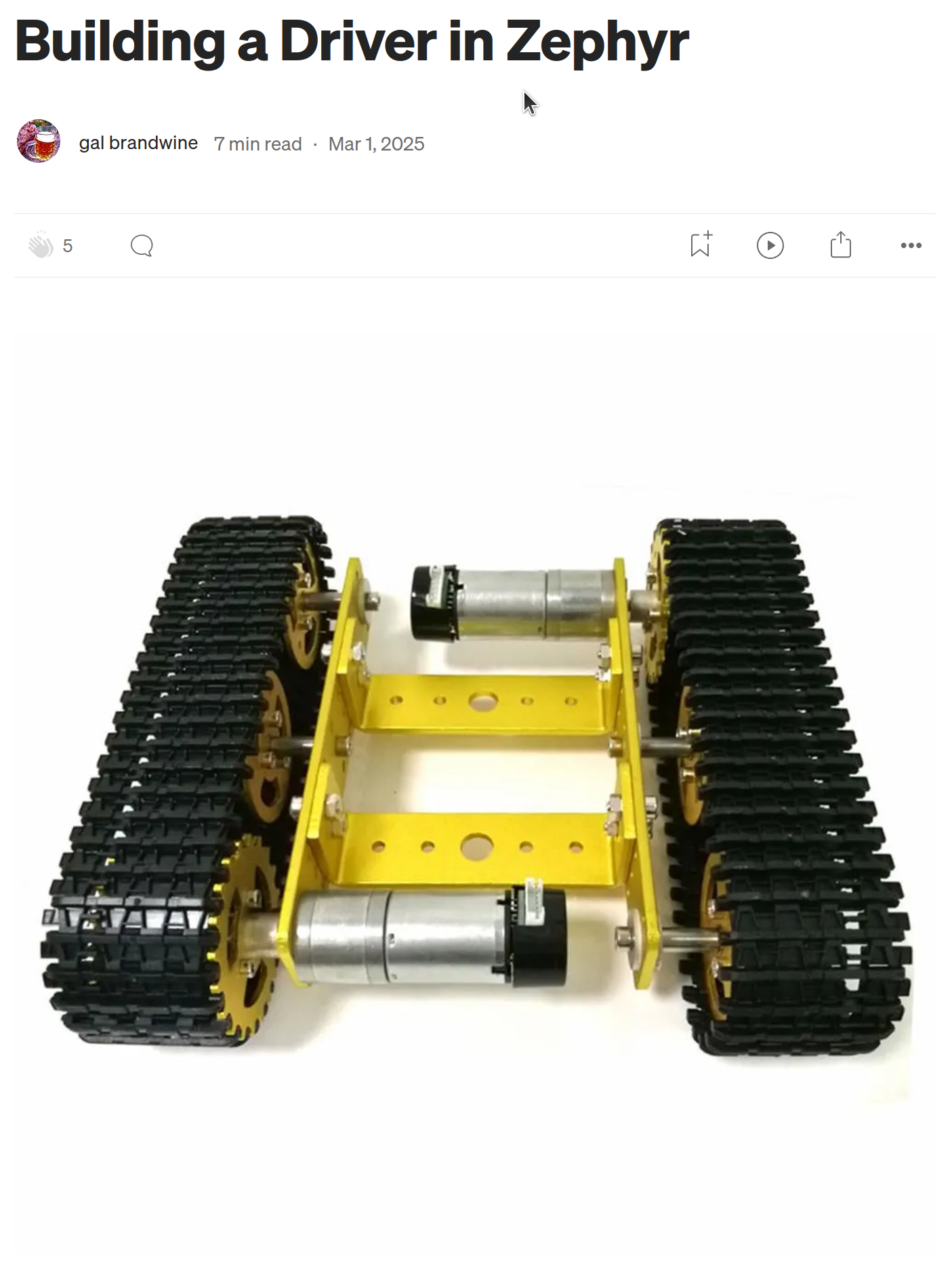 A Story about Building A Zephyr Driver